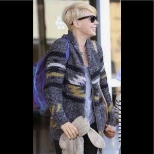 Isabel Marant Etoile Odrys Navajo Zip Cardigan